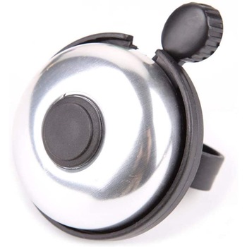 Clopotel din aluminiu pentru bicicleta, sonerie, claxon, Negru Argintiu, BBL2827 Clopotel din aluminiu pentru bicicleta, sonerie, claxon, Negru Argintiu, BBL2827