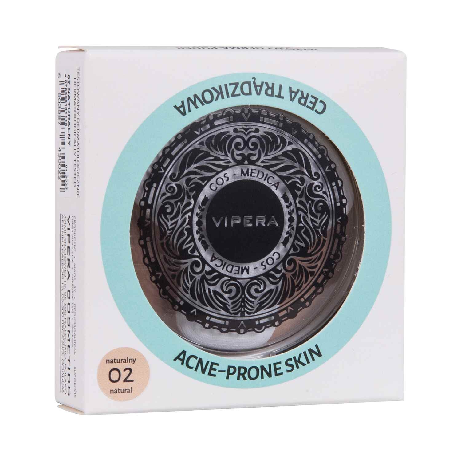 Pudra compacta Cos-Medica Derma Powder Smooth Finish 02 natural, 13 g