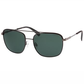 Ochelari de soare barbati Polaroid Matte Black/Dark Green Polarized PLD2056/S 003/M9 Ochelari de soare barbati Polaroid Matte Black/Dark Green Polarized PLD2056/S 003/M9
