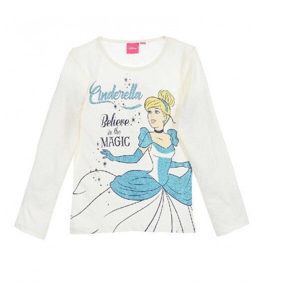 Bluza maneca lunga Printese 9095, Alb