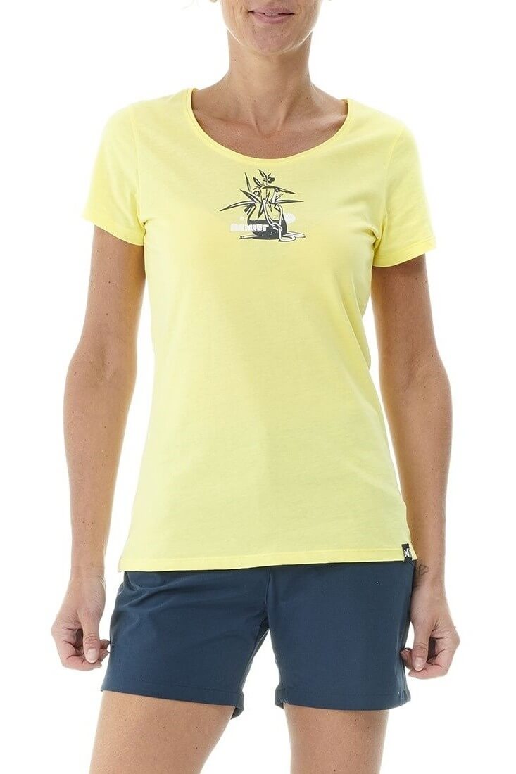 Tricou de dama, Millet Flower Tools TS SS W, Galben