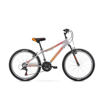 Bicicleta pentru copii Romet Rambler 24 S/13 Grafit/Rosu 2021 Bicicleta pentru copii Romet Rambler 24 S/13 Grafit/Rosu 2021