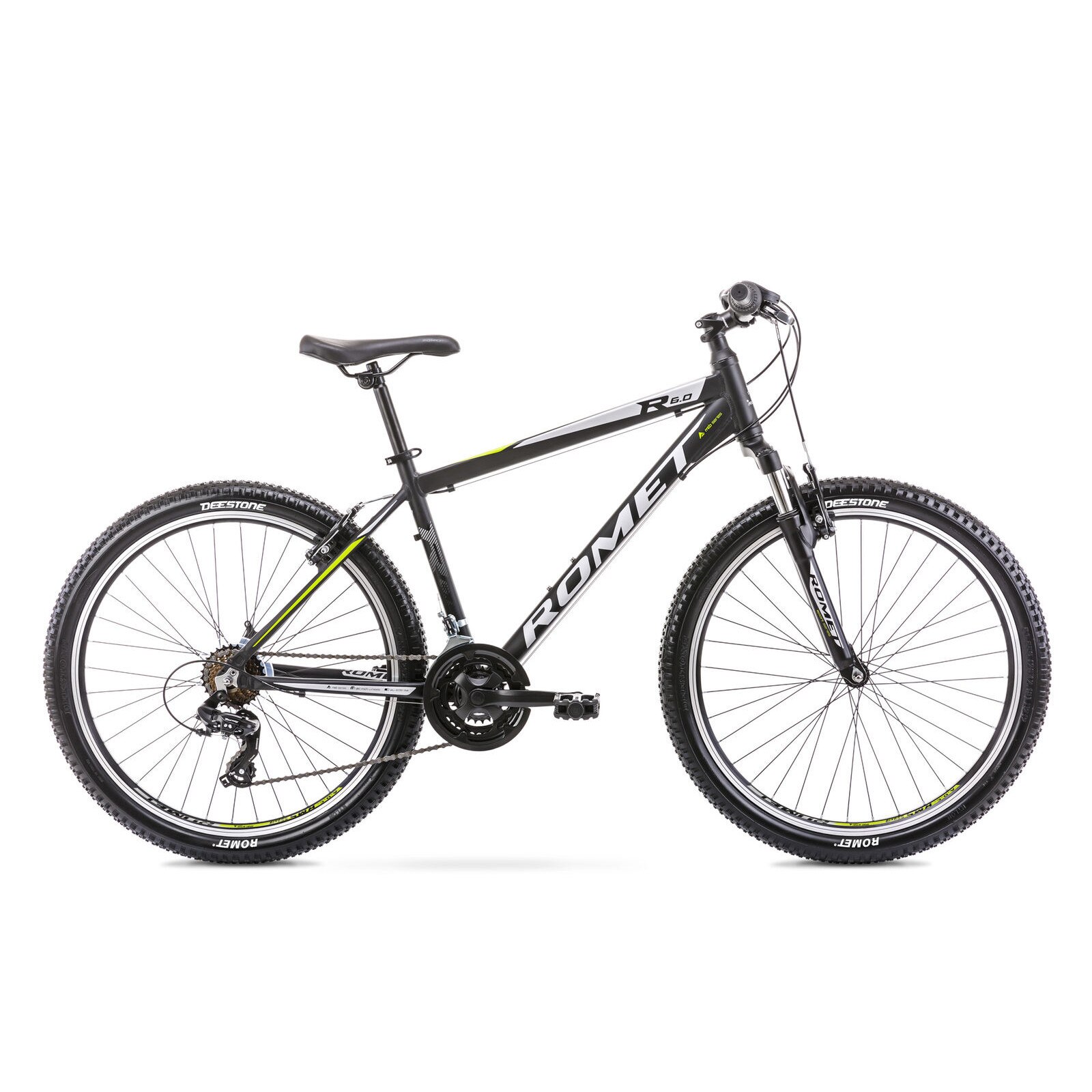 Bicicleta de munte pentru barbati Romet Rambler R6.0 S/14 Negru 2021