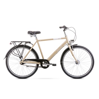 Bicicleta de oras pentru barbati Romet Orion 7S L/20 Bej sampanie 2021 Bicicleta de oras pentru barbati Romet Orion 7S L/20 Bej sampanie 2021