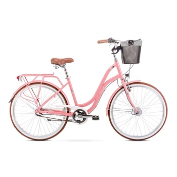 Bicicleta de oras pentru femei Romet Pop Art 26 M/17 Roz/Gri 2021