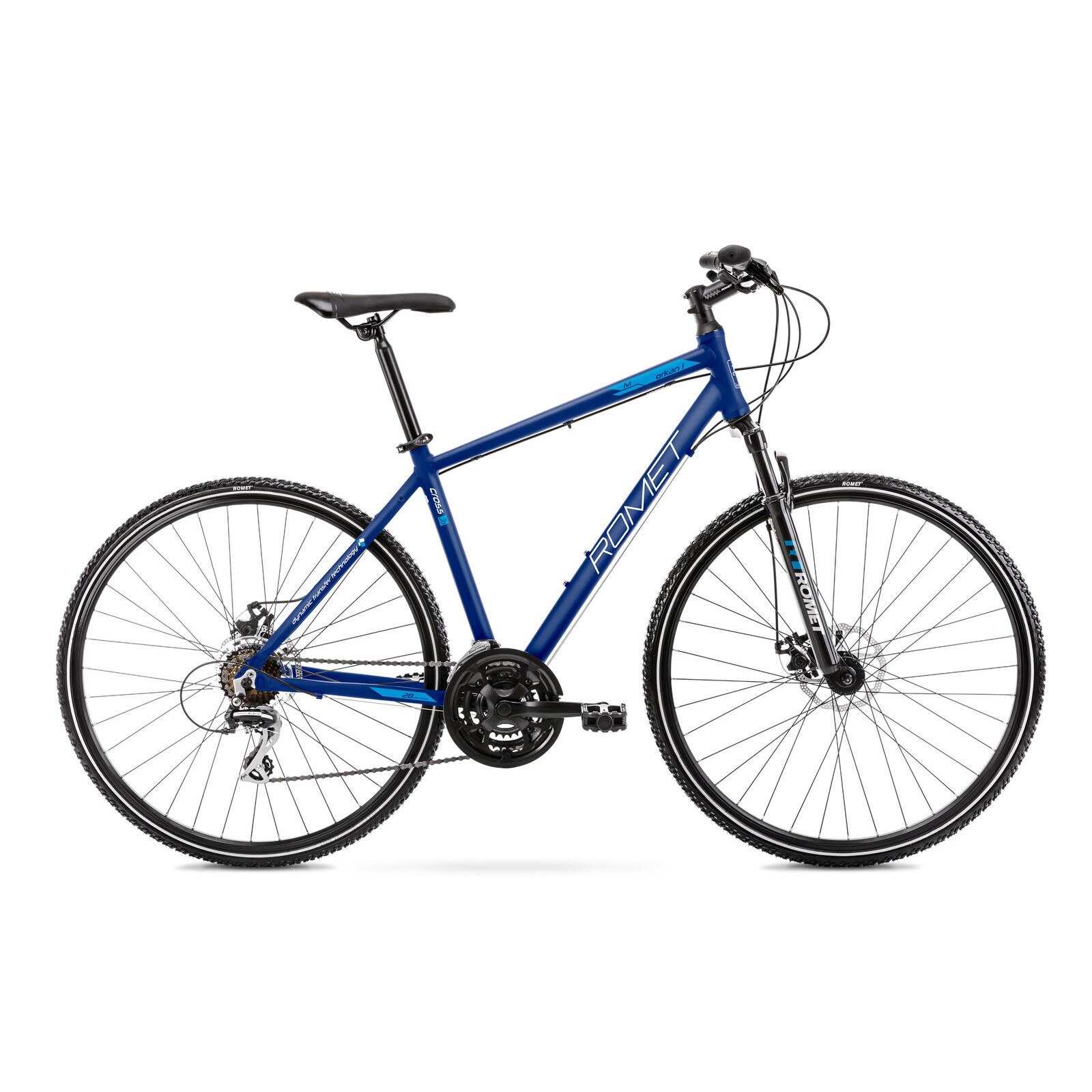Bicicleta de trekking pentru barbati Romet Orkan 1 M M/19 Albastru 2021