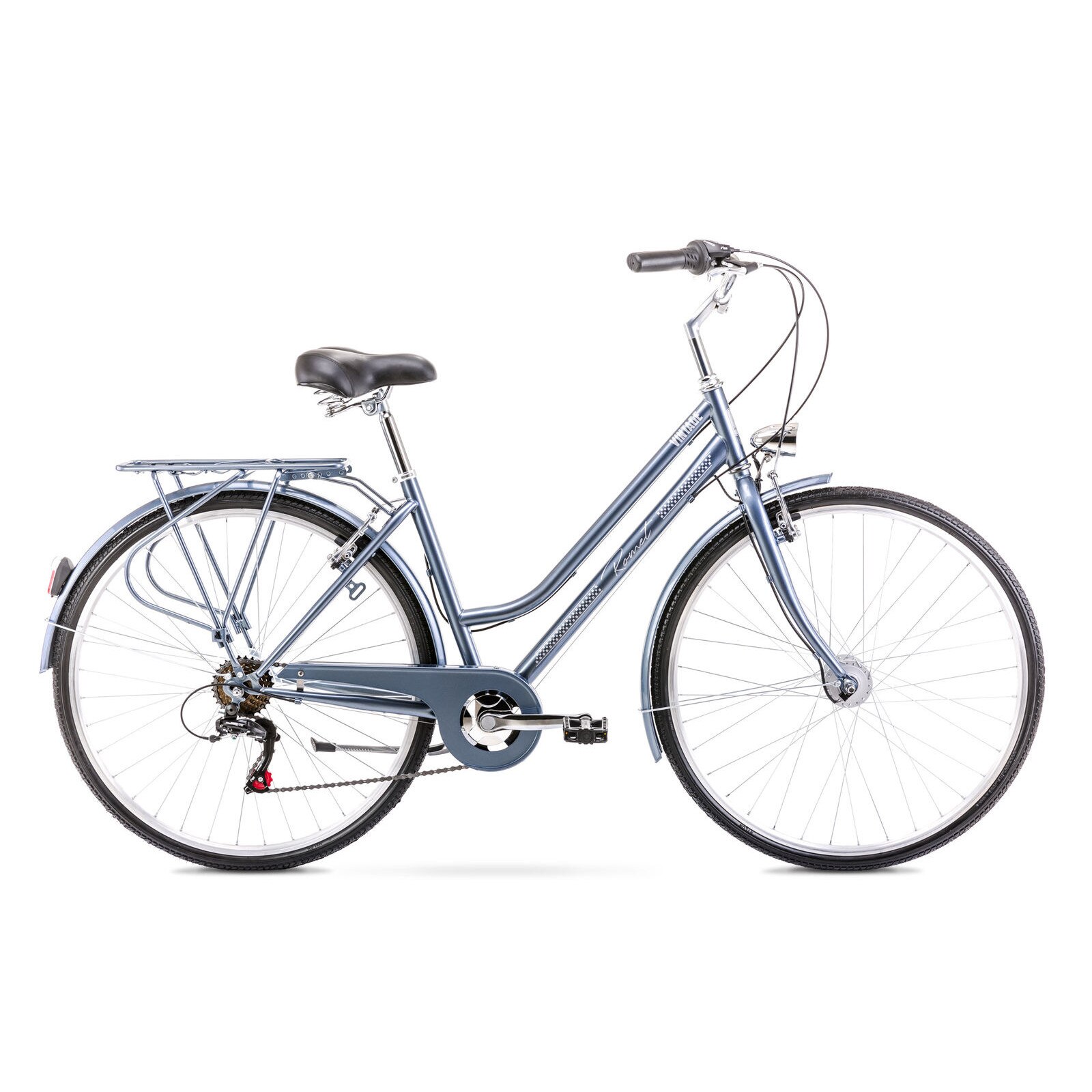 Bicicleta de oras pentru femei Romet Vintage D M/18 Gri 2021