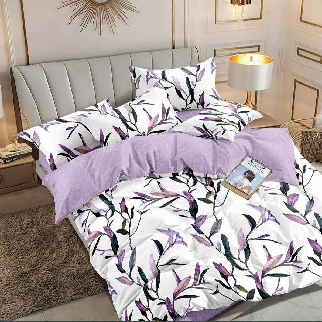 Lenjerie 6 piese din Bumbac Finet, model Magnolia, 235 x 240