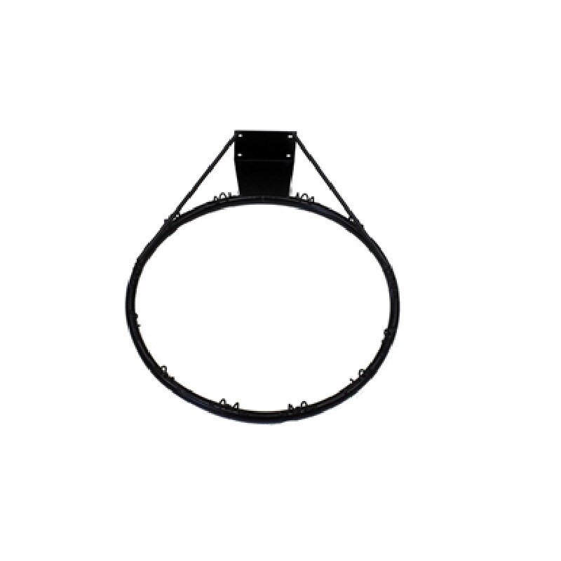 Inel de baschet fara plasa, Spartan, 45 cm, 10 mm grosime, metal, negru