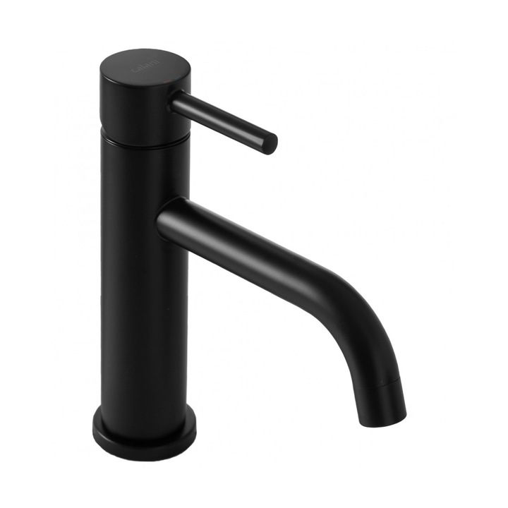 Смесител за мивка Rea Calani Nexos Black, Черен, Ниска
