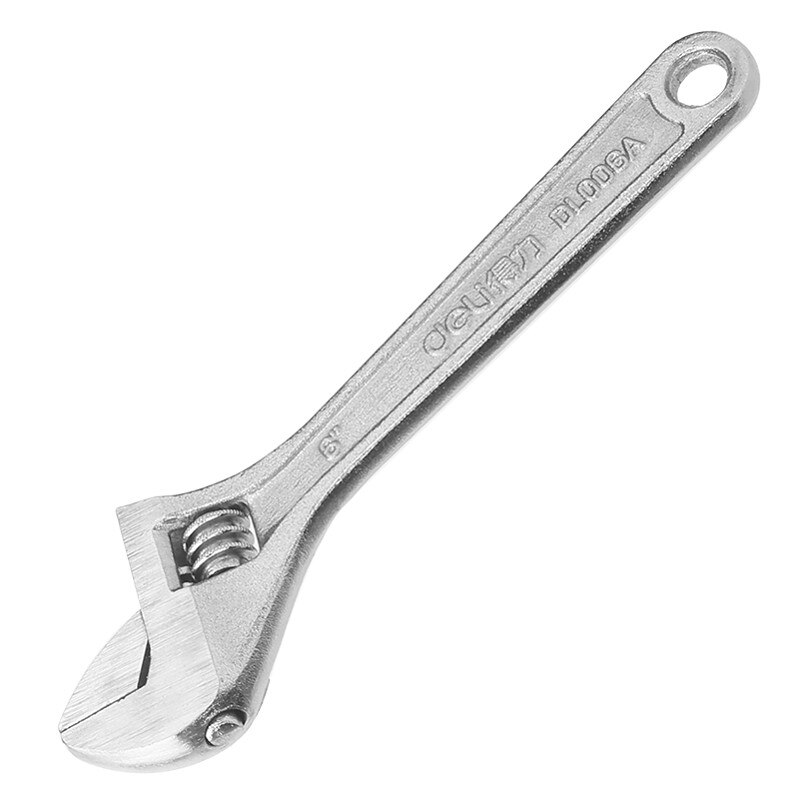 Cheie reglabila 6 inch Deli Tools EDL006A, Argintiu