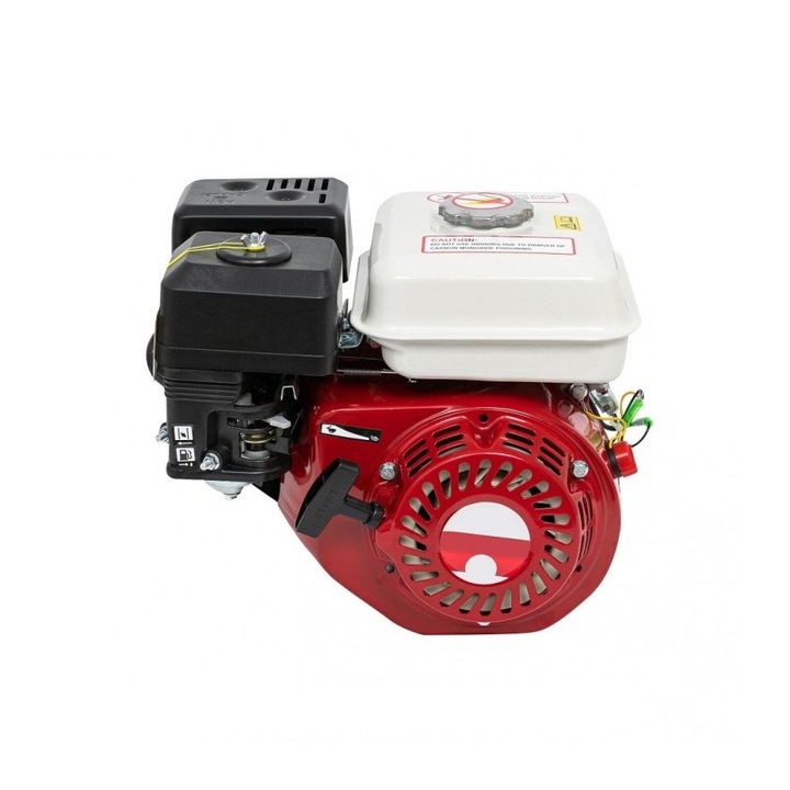 Motor termic Campion Profesional 17 CP, 420 cmc, Rosu, 4 Timpi, AX 25mm, Pentru Utilajele Agricole