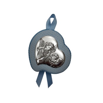 Icoana cu ingerasi, albastru, 8×9 cm Icoana cu ingerasi, albastru, 8×9 cm