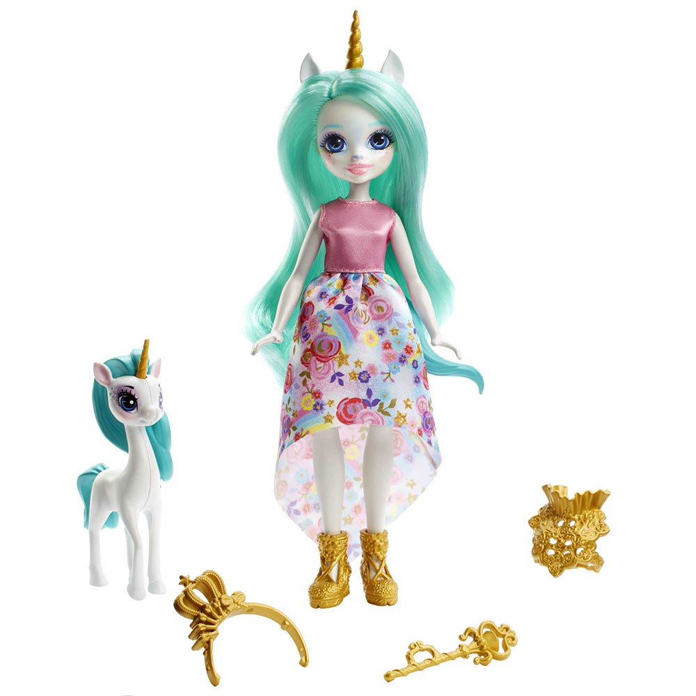 Set de joaca Enchantimals, papusa Royal Queen Unity si unicornul Infinity