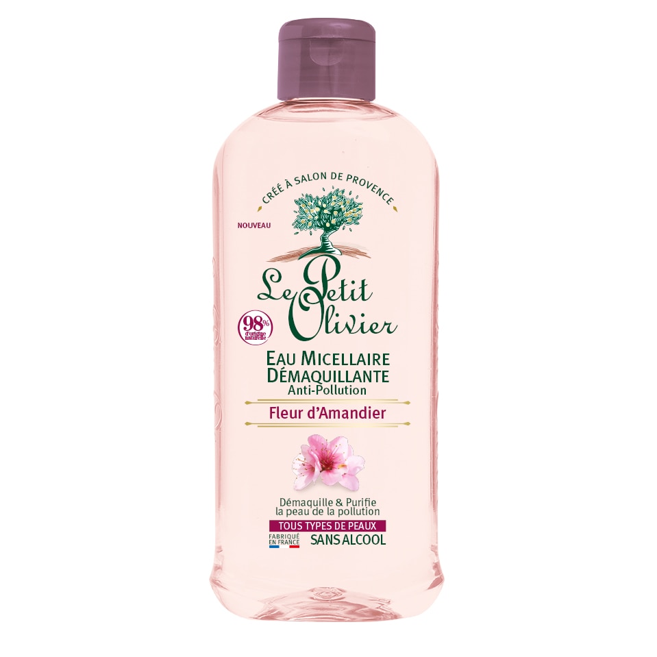 Apa micelara Le petit olivier pentru demachiere cu migdale, 400ml