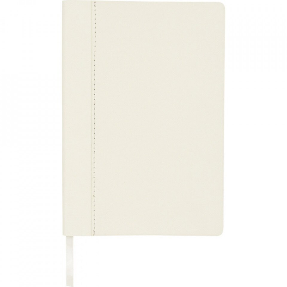 Agenda liniata dictando A5, 80 file, coperti din piele ecologica, Avery Memo, Alb Fildes