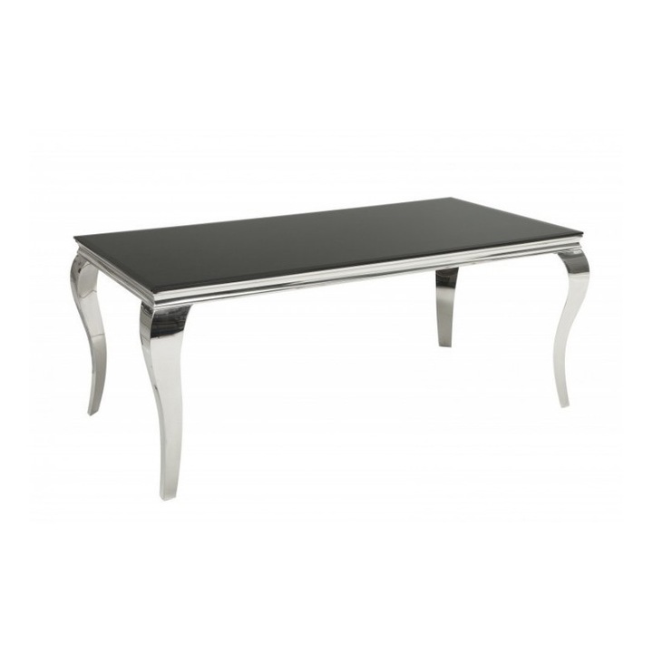 Masa Moderna In Stil Baroc De 180cm Neagra