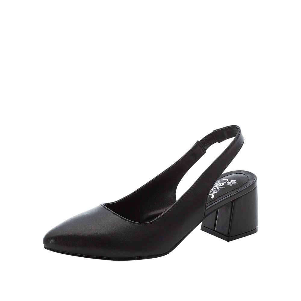 Pantofi dama, piele naturala, 49170-00 11547, Negru