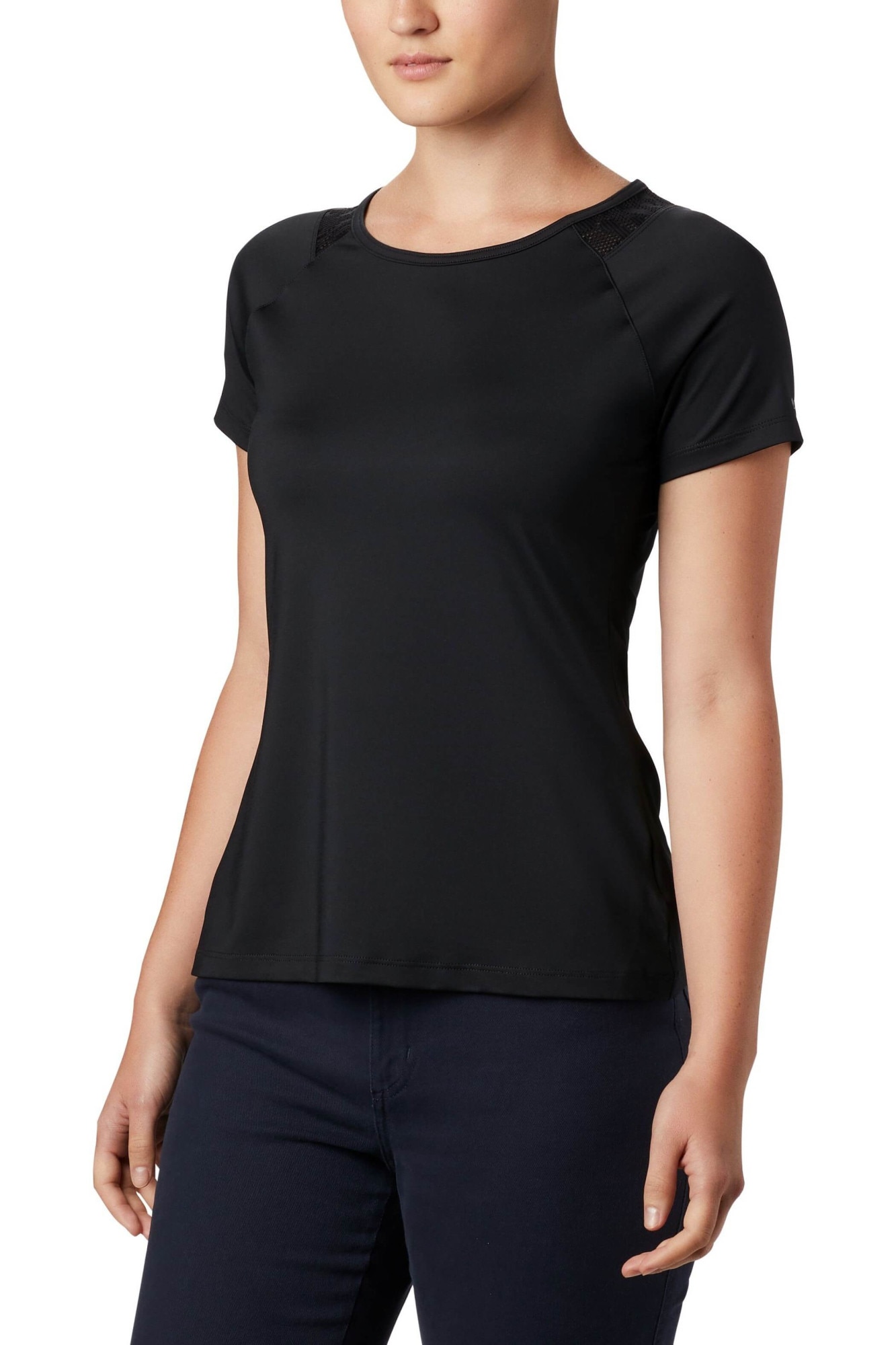 Tricou de dama, Columbia Peak To Point II SS Tee, Negru