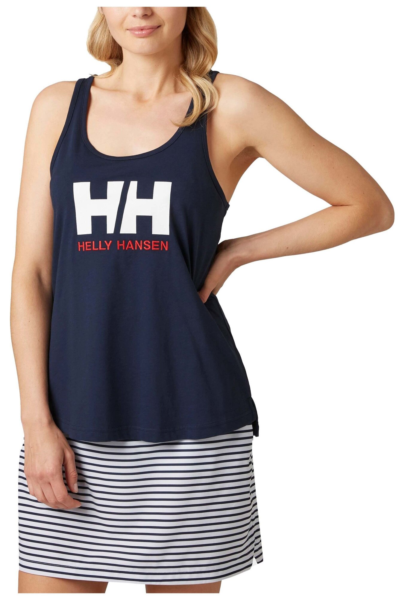 Tricou de dama, Helly Hansen W HH Logo Singlet, Bluemarin
