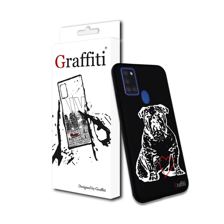 Telefontok Samsung Galaxy A21s - Graffiti No.225 mintás szilikon tok