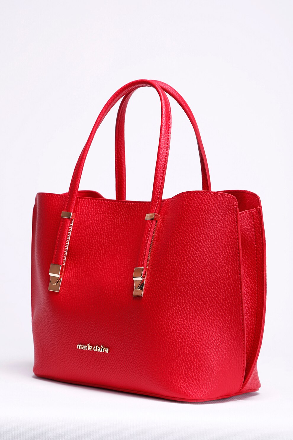 Marie Claire, Geanta shopper din piele ecologica, Rosu