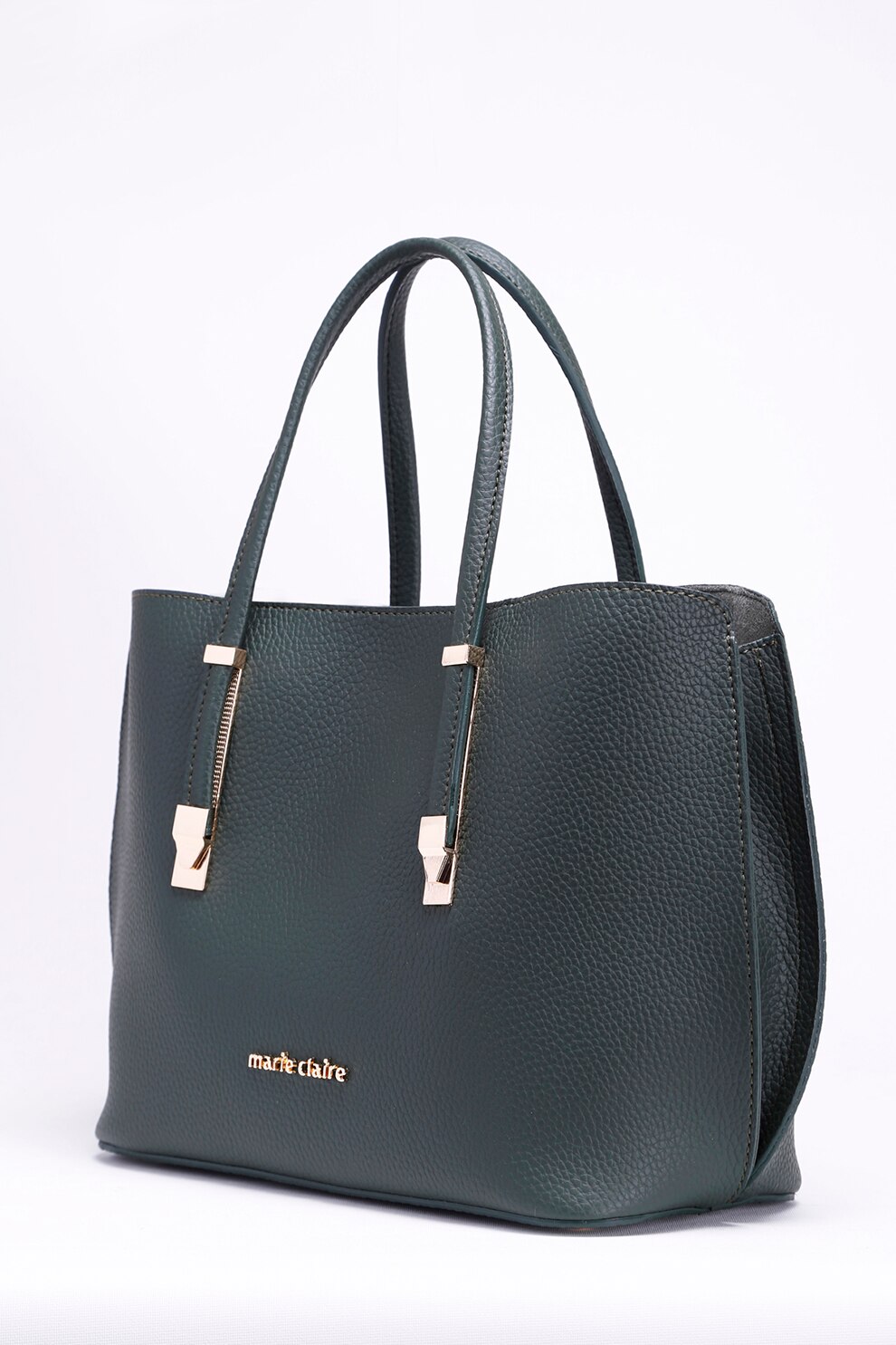 Marie Claire, Geanta shopper din piele ecologica, Verde forest