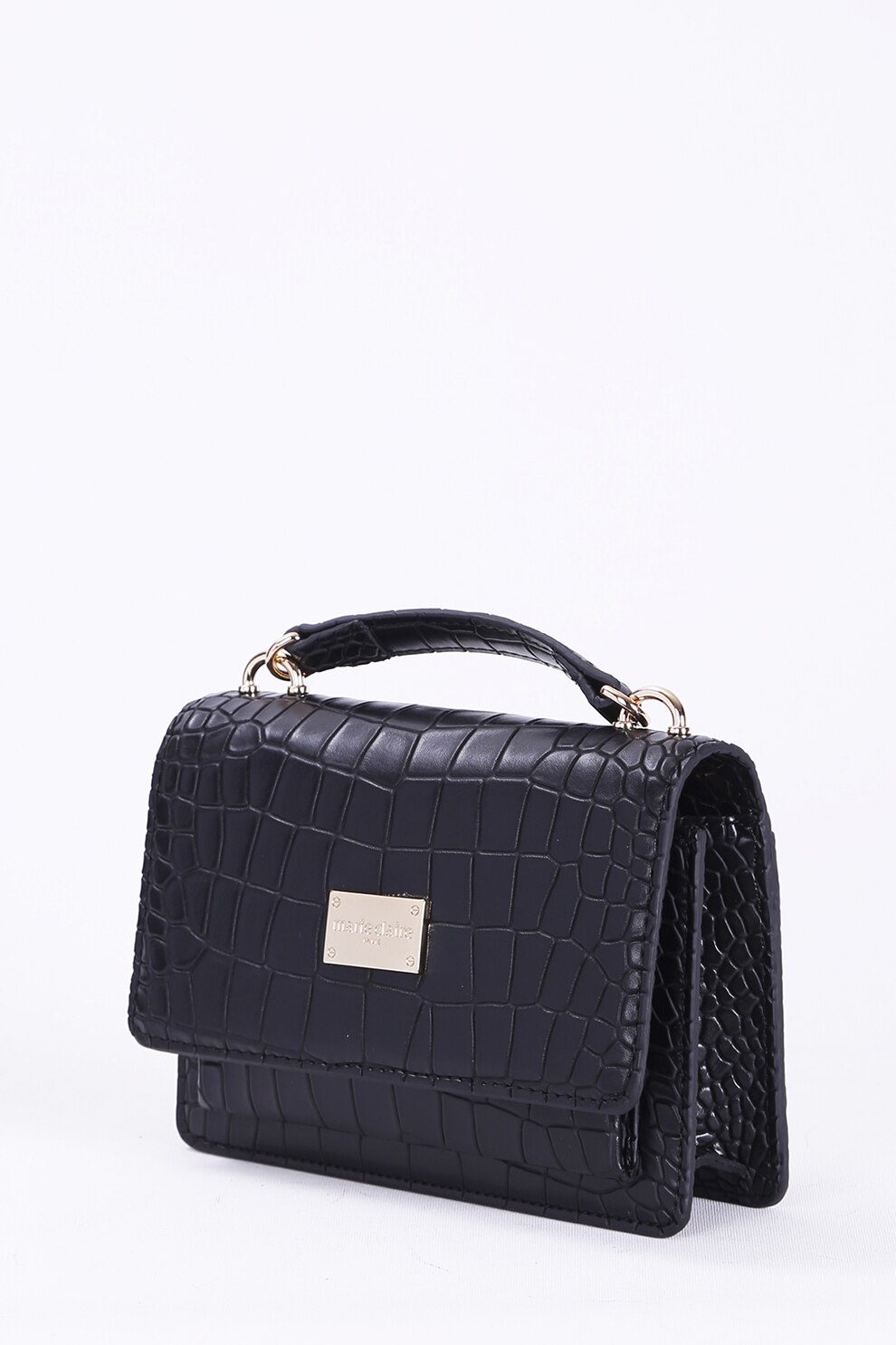 Marie Claire, Geanta crossbody cu clapa, Negru