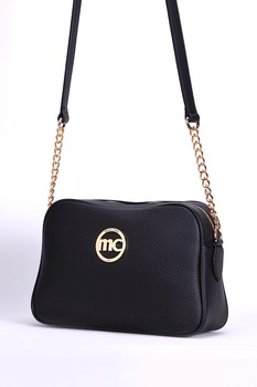 Marie Claire, Geanta crossbody cu detalii din lant, Negru Marie Claire, Geanta crossbody cu detalii din lant, Negru