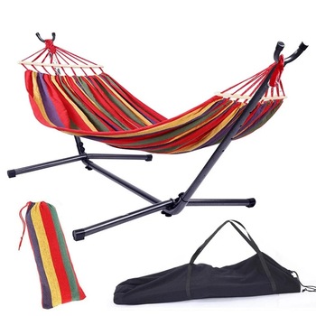 Hamac single cu suport metalic inclus PROCART, husa depozitare, sarcina maxima 150 kg Hamac single cu suport metalic inclus PROCART, husa depozitare, sarcina maxima 150 kg