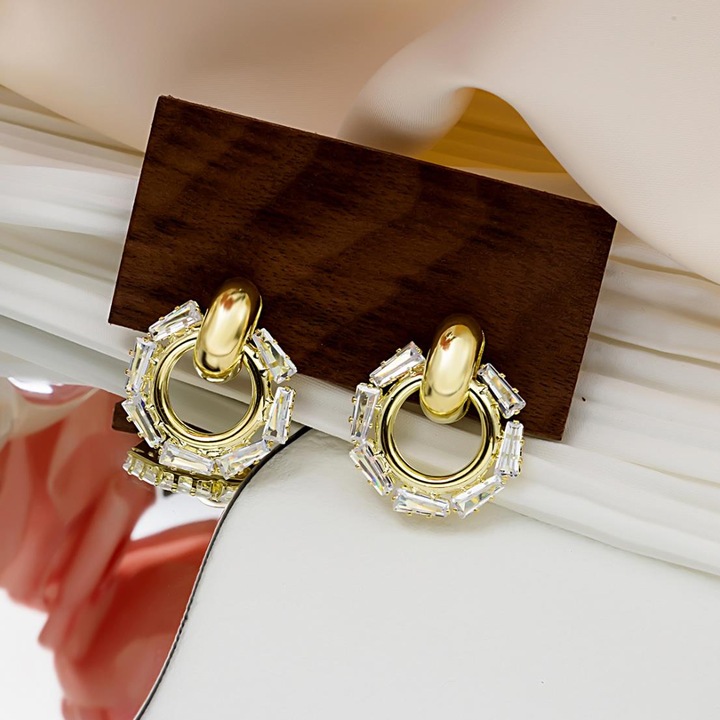 Pili-Paradise kerek fülbevaló, mdd-e3891 modell, arany