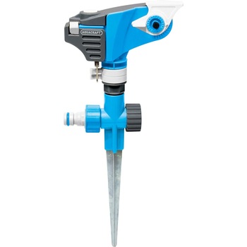 Aspersor cu picior metalic Premium Impulse AquaCraft,2 iesiri,puverizare 3600,maxim 450 mp Aspersor cu picior metalic Premium Impulse AquaCraft,2 iesiri,puverizare 3600,maxim 450 mp