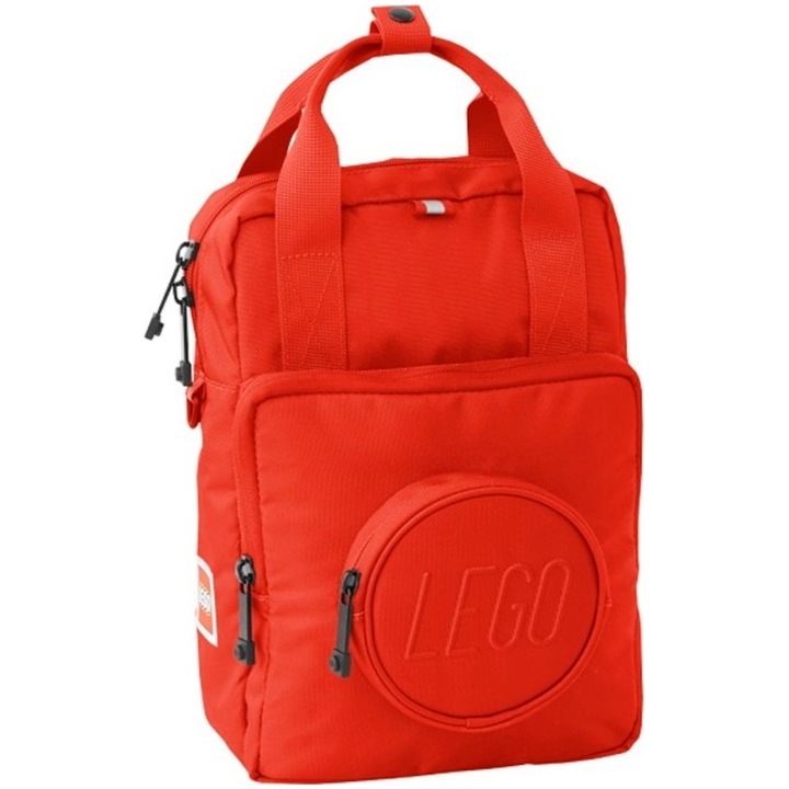 Rucsac Lego Signature Brick 1x1, rosu, 29 x 10 x 20 cm