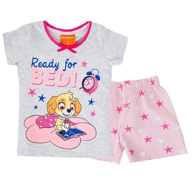 Pijama maneca scurta, Ready for Bed!, gri