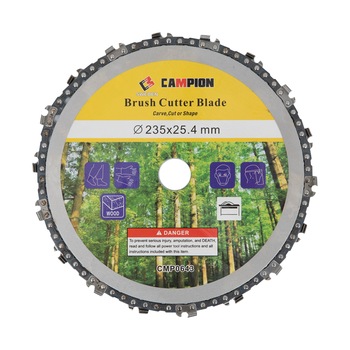 Disc cu lant Campion pentru Flex sau Polizor unghiular, Profesional Universal, 235 MM Disc cu lant Campion pentru Flex sau Polizor unghiular, Profesional Universal, 235 MM