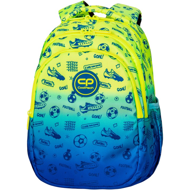 Ученическа раница за тийнейджъри Coolpack JERRY FOOTBALL 2T, 39*28*15 см
