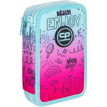 Penar echipat Coolpack Jumper II PINK SCRIBBLE 20*13,5*5cm Penar echipat Coolpack Jumper II PINK SCRIBBLE 20*13,5*5cm