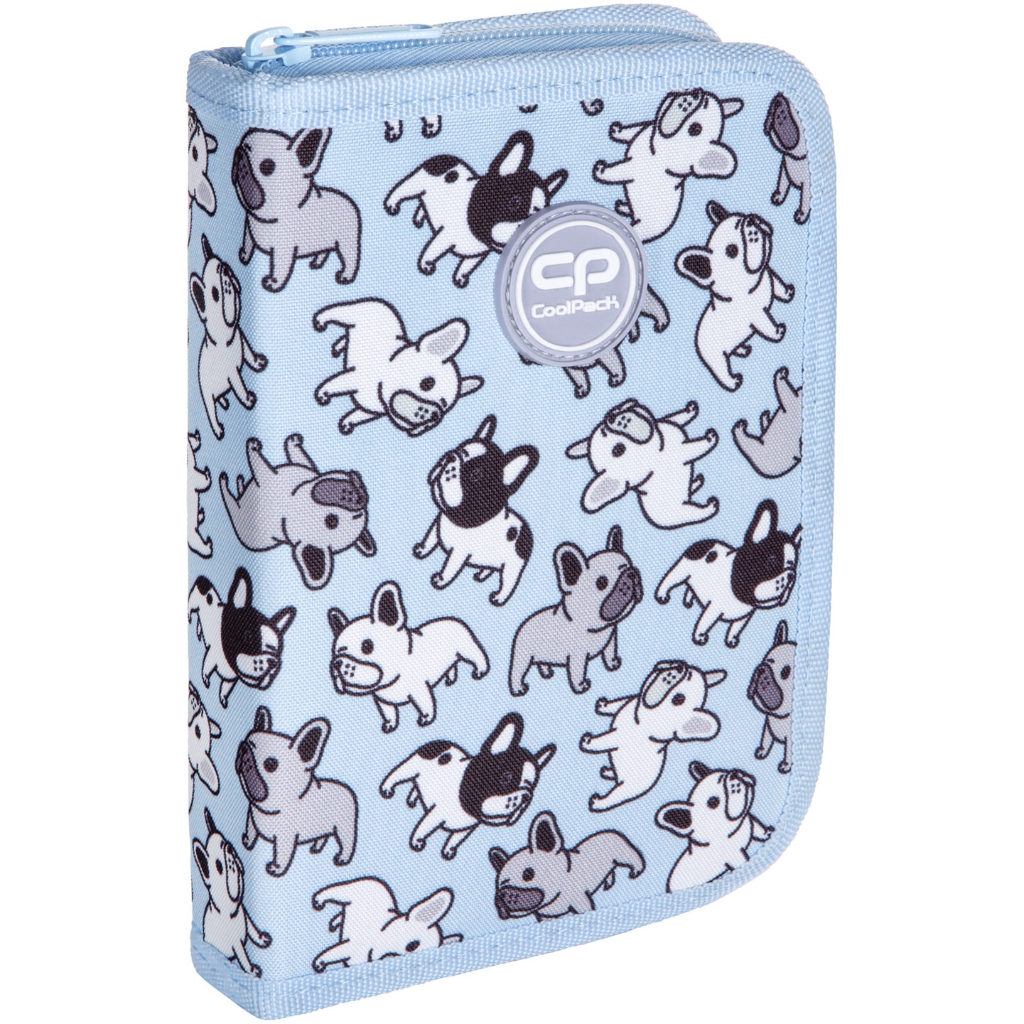 Penar Coolpack CLIPPER CUTE BULLDOGS un compartiment si doua clape 20,5*14*4cm