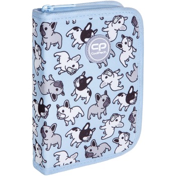 Penar Coolpack CLIPPER CUTE BULLDOGS un compartiment si doua clape 20,5*14*4cm Penar Coolpack CLIPPER CUTE BULLDOGS un compartiment si doua clape 20,5*14*4cm