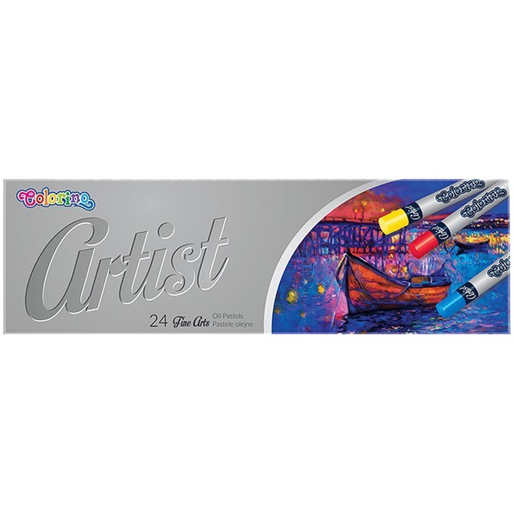 Set 24 Pasteluri de ulei Colorino Artist