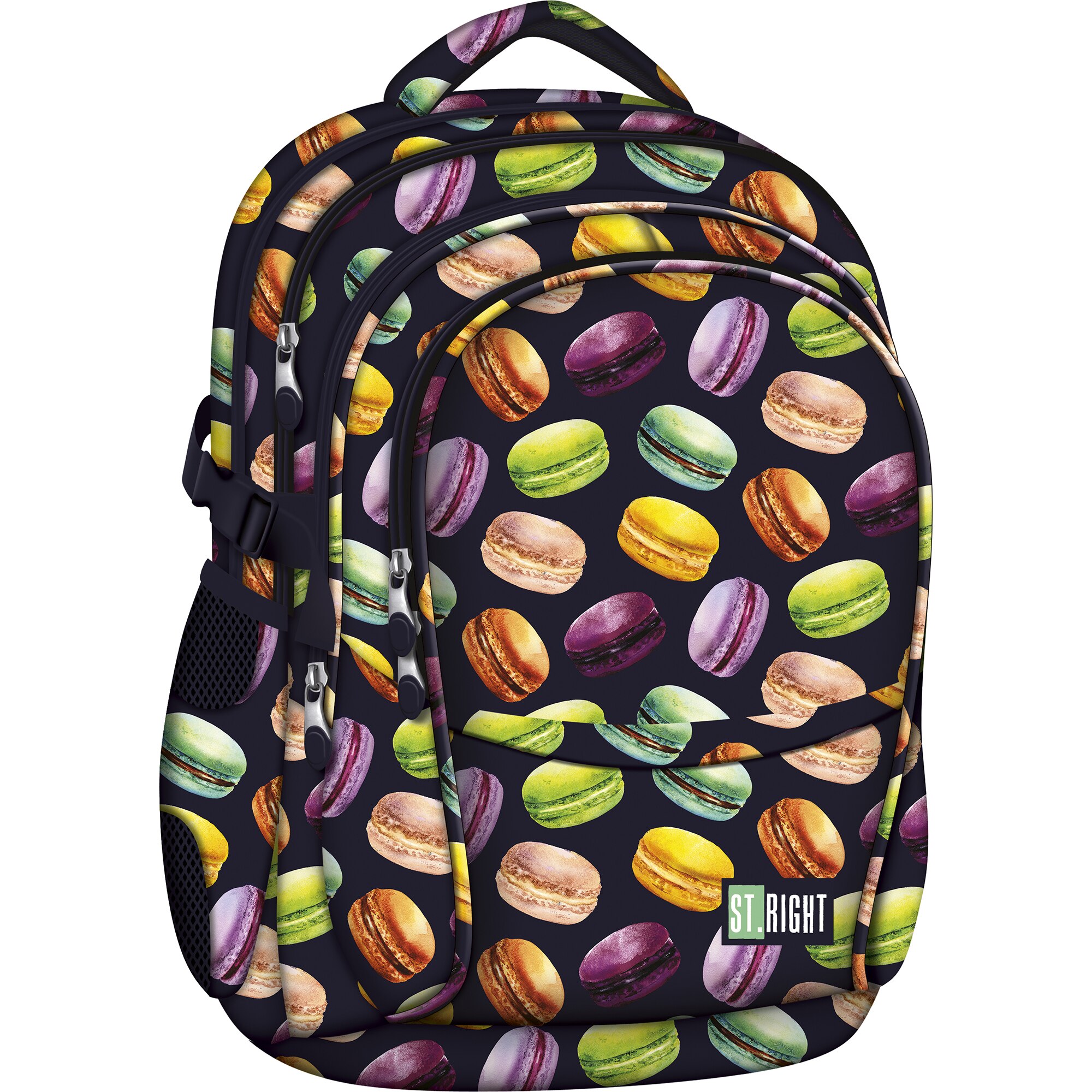 Ghiozdan St.Right BP-01 21*32*43cm, cadou penar St. Right MACARONS