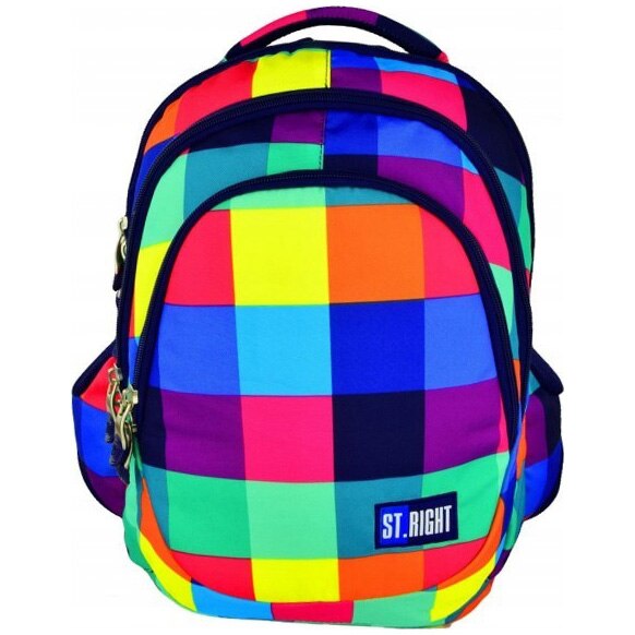 Ghiozdan St.Right BP-06 MAXI SQUARES 22*31*42cm
