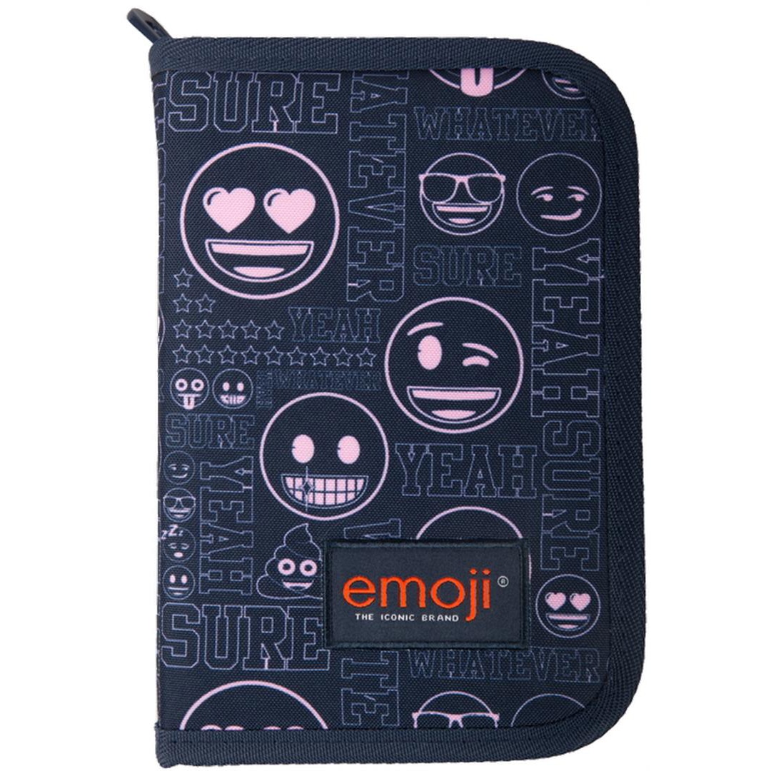 Penar St.Right cu un compartiment PC-03 EMOJI PINK 3,5*14*21cm