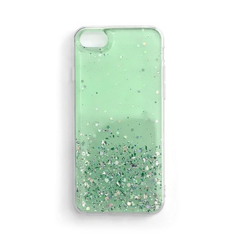 Husa Wozinsky, Star Glitter Shining, Policarbonat, Compatibil Xiaomi Redmi Note 10 Pro, Verde Husa Wozinsky, Star Glitter Shining, Policarbonat, Compatibil Xiaomi Redmi Note 10 Pro, Verde