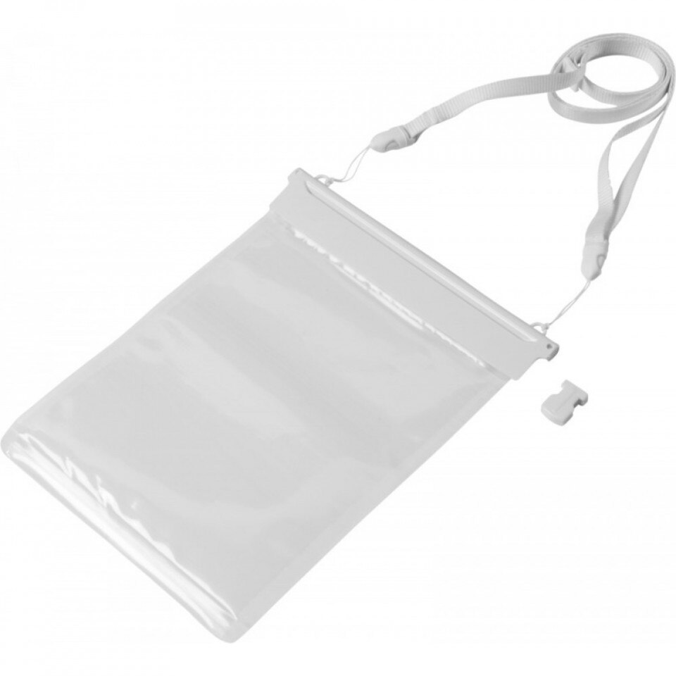 Husa impermeabila pentru tablete de 7 - 8 inch, IP68, ABS, PVC, Alba