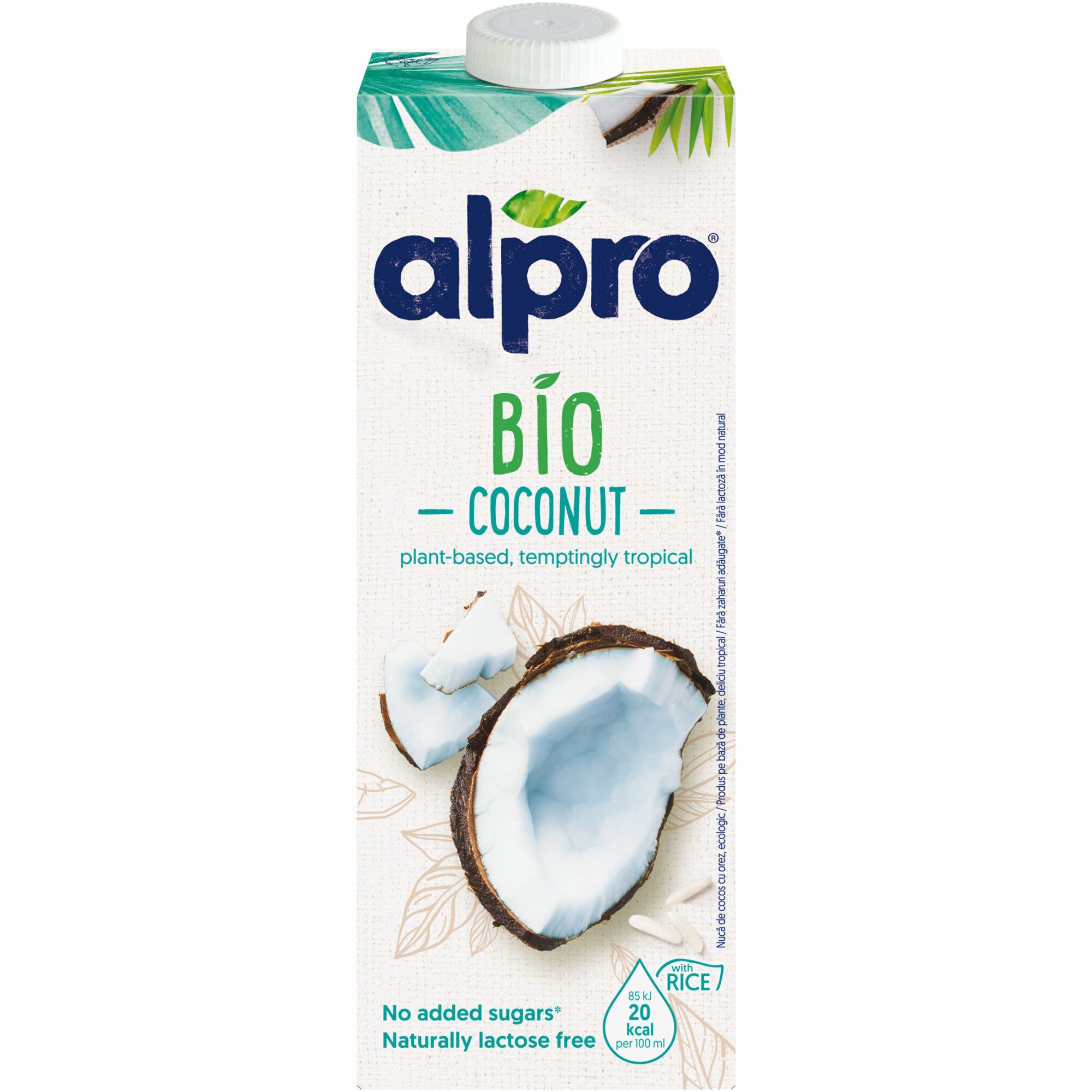 Bautura ecologica din nuca de cocos cu orez Alpro BIO, 1l