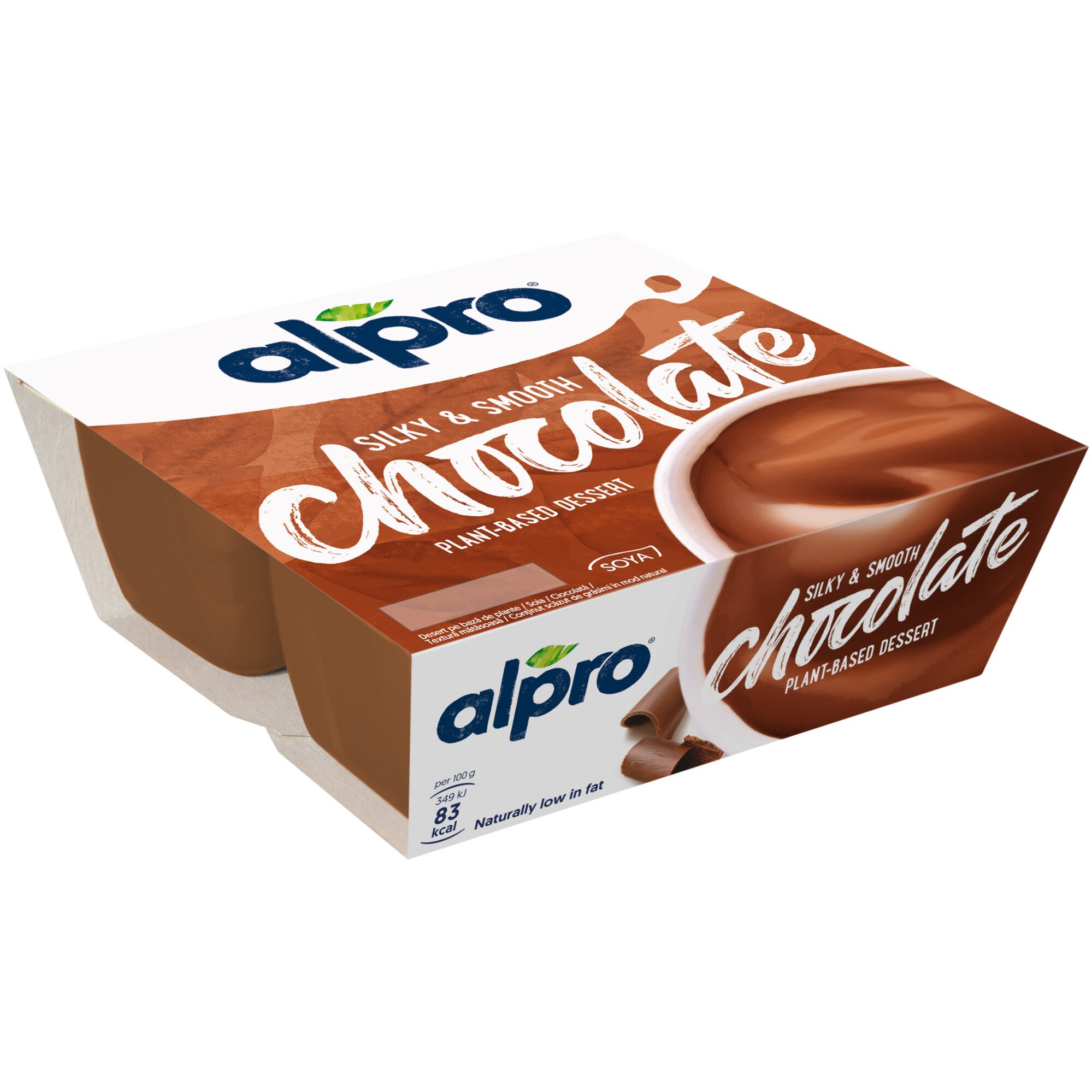 Desert din soia cu ciocolata Alpro, 4x125g