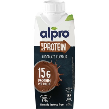 Bautura din soia cu proteine si ciocolata Alpro, 250ml Bautura din soia cu proteine si ciocolata Alpro, 250ml
