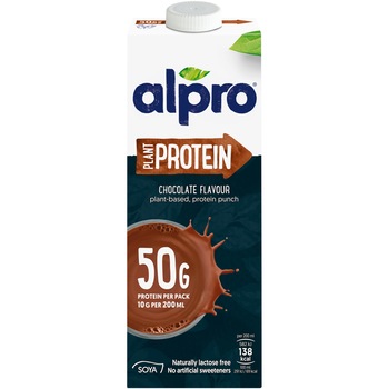 Bautura din soia cu proteine si ciocolata Alpro, 1l Bautura din soia cu proteine si ciocolata Alpro, 1l
