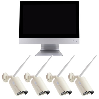 Kit supraveghere video PNI House WiFi651 - 4 camere Full HD 2MP Wi-Fi P2P si monitor 12 inch Kit supraveghere video PNI House WiFi651 - 4 camere Full HD 2MP Wi-Fi P2P si monitor 12 inch